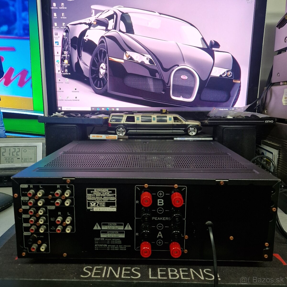 PIONEER A-676...integrovaný stereo zosilovač.. - 7