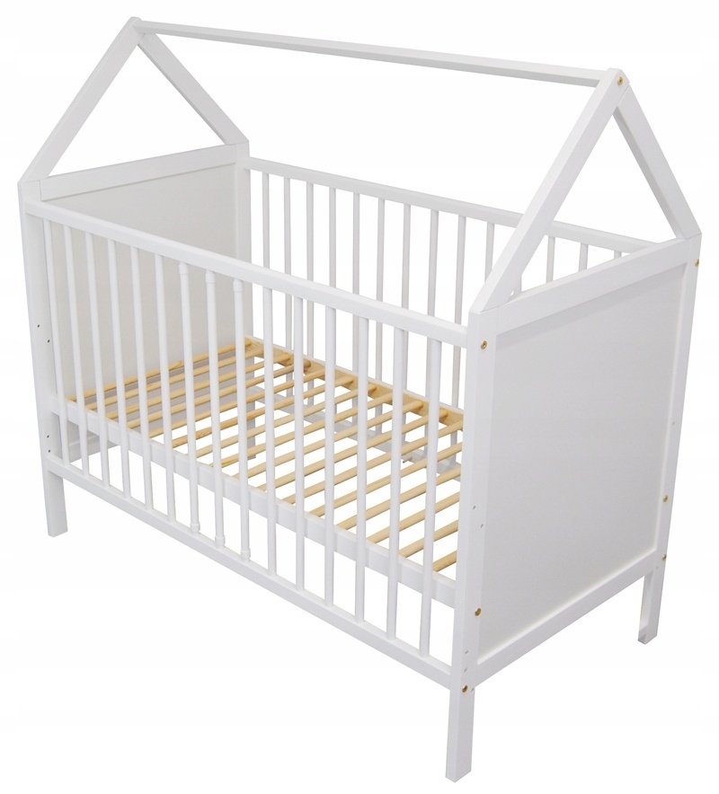 Detská postielka domček 120x60 so zábranou navyše - 7