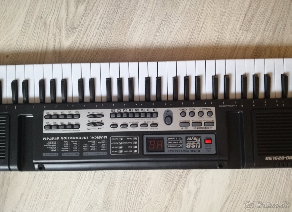 Detské klávesy /61 kláves/ s mikrofónom + USB - 7