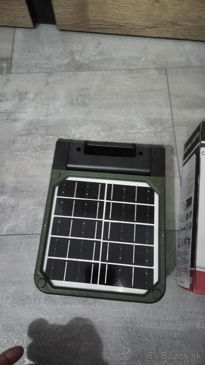 SOLÁRNY VENTILÁTOR PRENOSNÝ S LED - 7