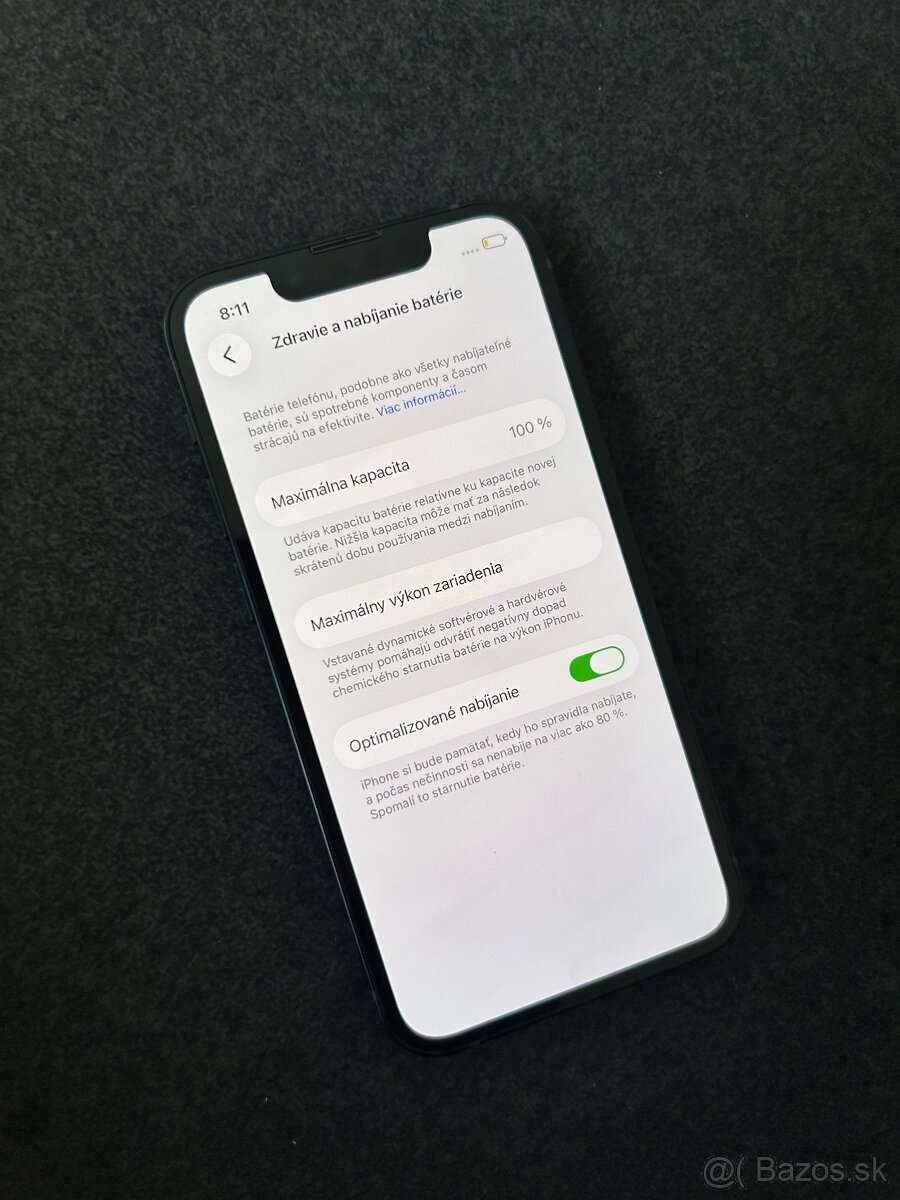 iPhone 13 Mini 128GB midnight - 100% batéria - 7