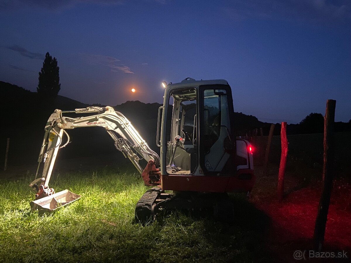 Zemne a vykopove prace pasovym minibagrom - 7