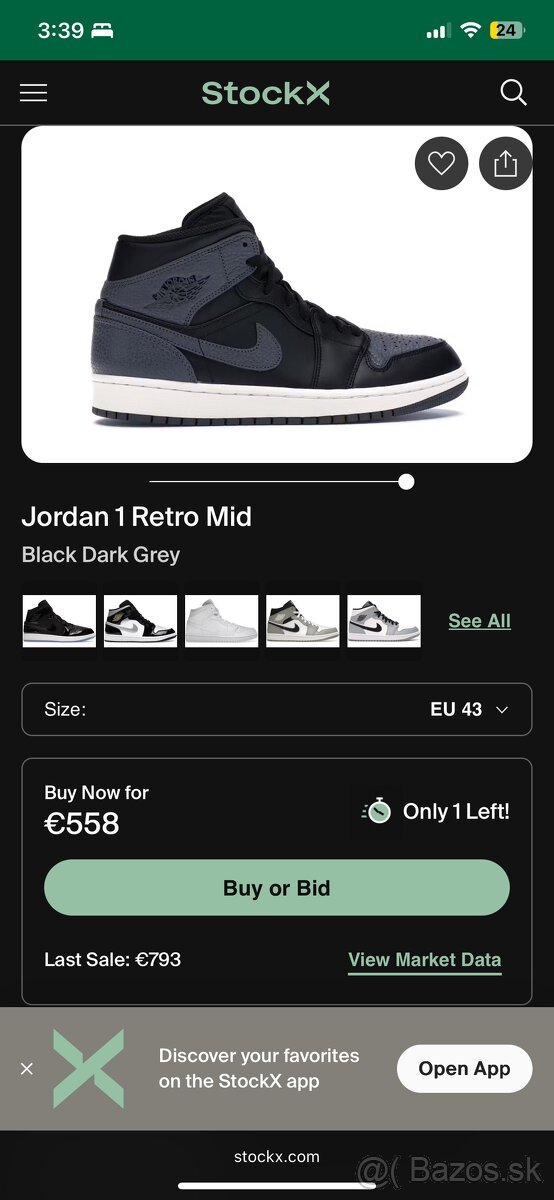 AIR JORDAN 1 MID vel.44 - 7