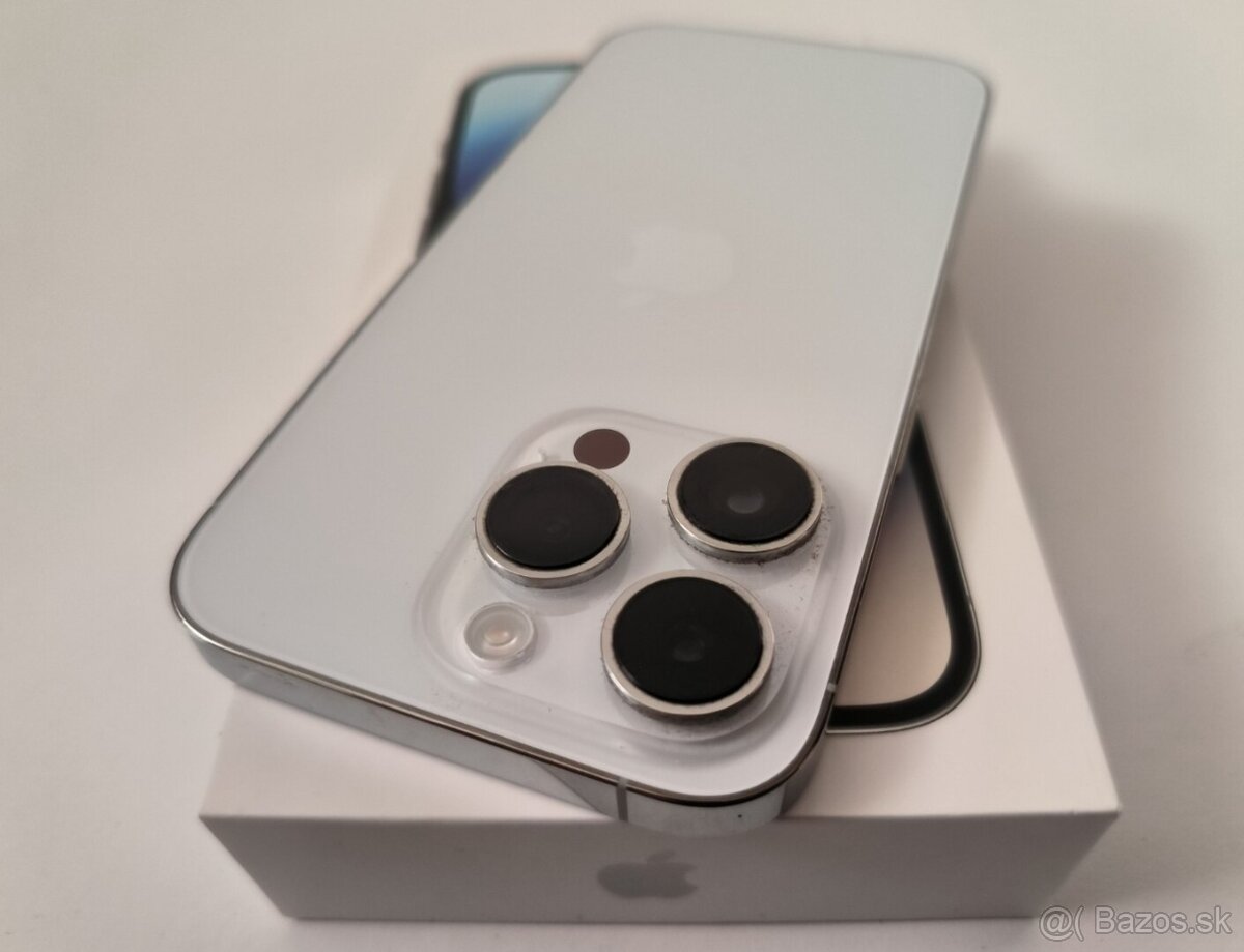 apple iphone 14 PRO 128gb Silver / Batéria 100% - 7