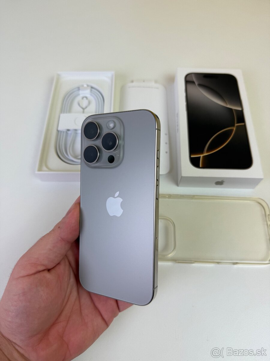 Predam vymenim Iphone 16 Pro 256GB Natural Titanium - 7