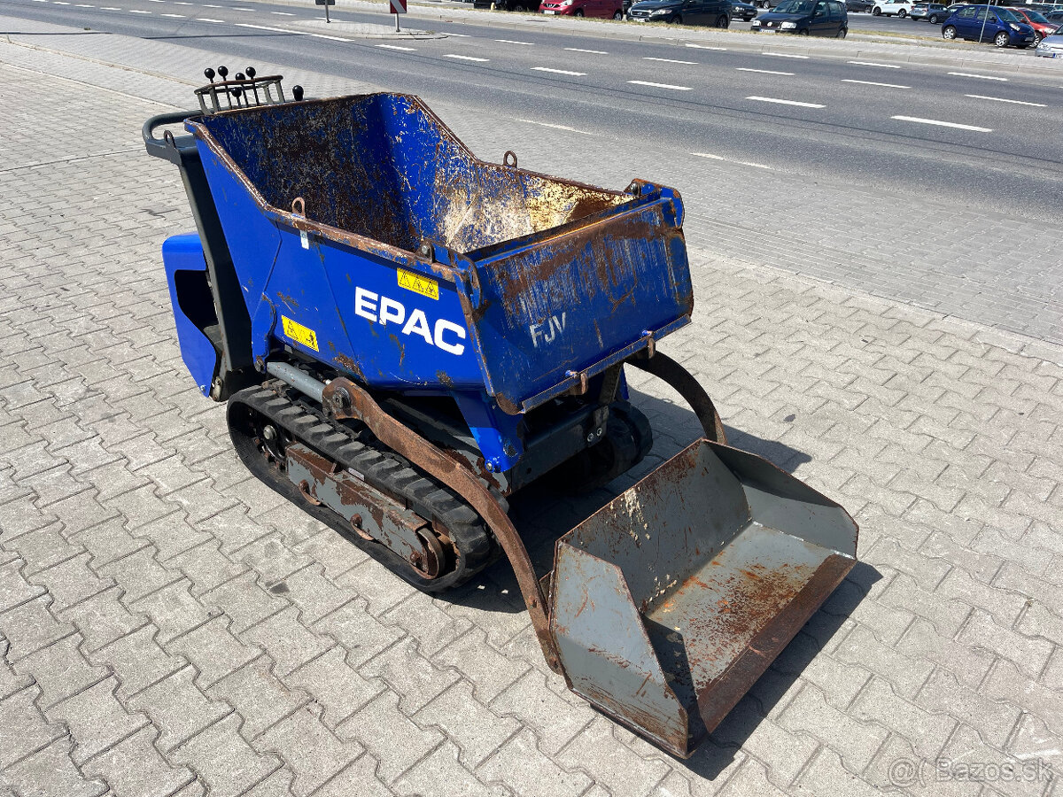 Samonakladací sklápač mini dumper Epac LD800 pásový fúrik - 7