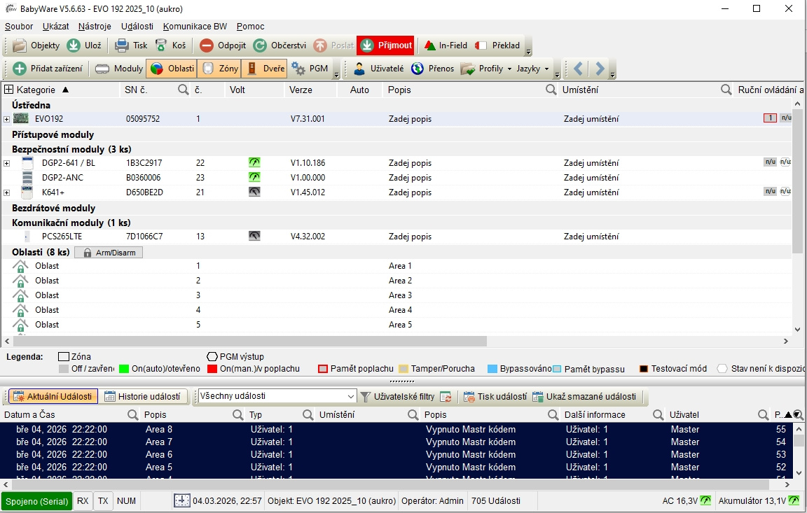 ⚡️ Paradox LCD klávesnice DGP2-K641 ⚡️ - 7