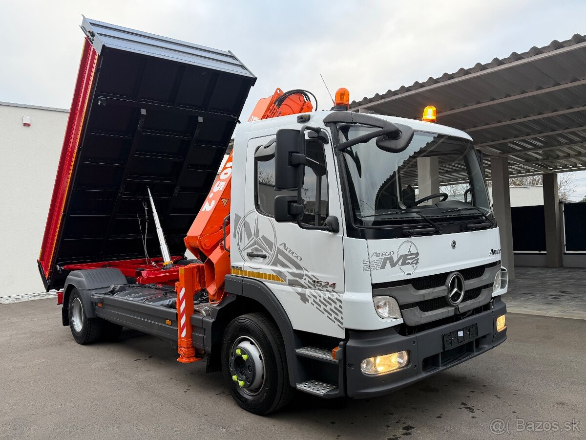 Mercedes-Benz Atego 1524 sklápač trojstr. hydraulická ruka - 7
