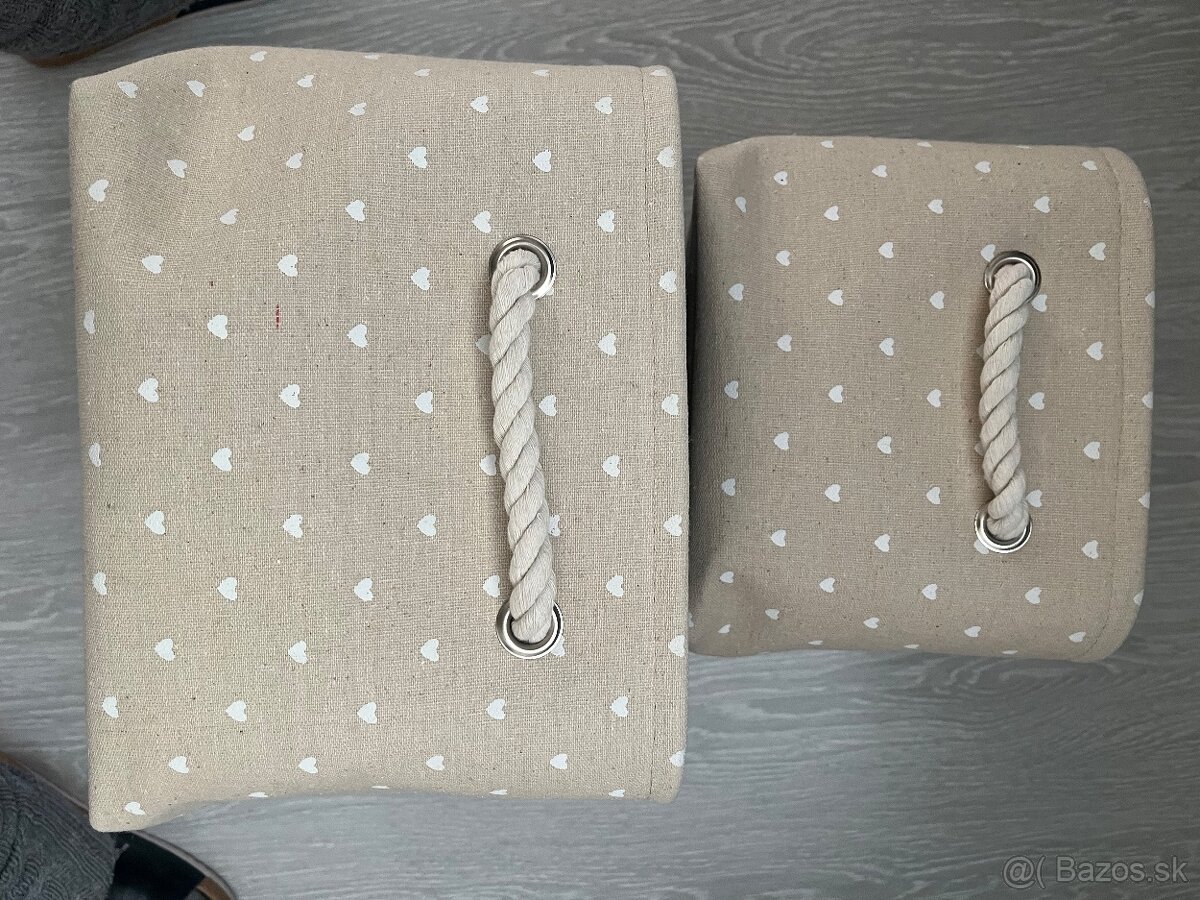 Úložné boxy plátenné - 7