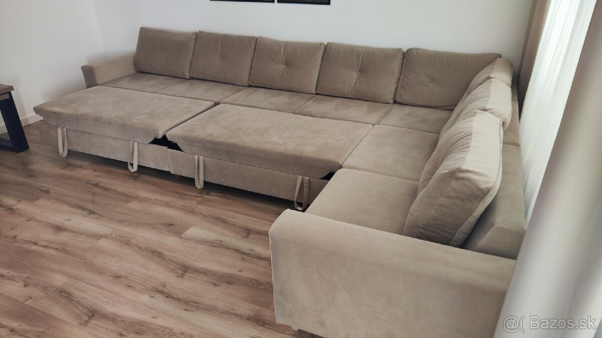 Veľká sdacia súprava tvar L - 7