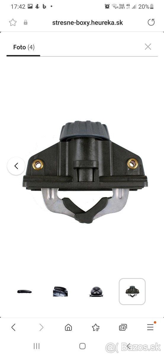 Prenajmem nosic na 3-4 bicykle Thulle, strešný box Thule - 7