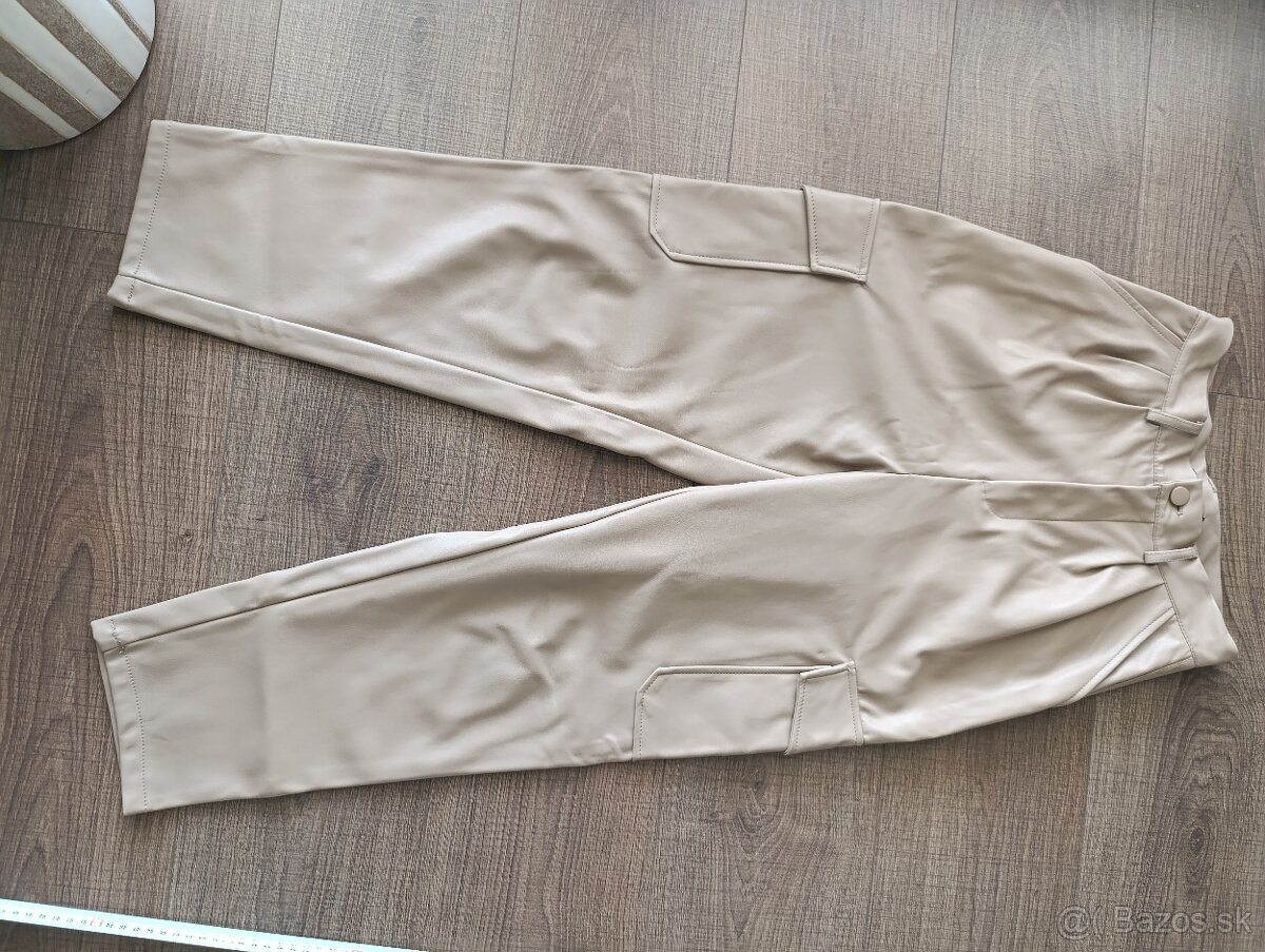 Koženkové nohavice 34 - 7