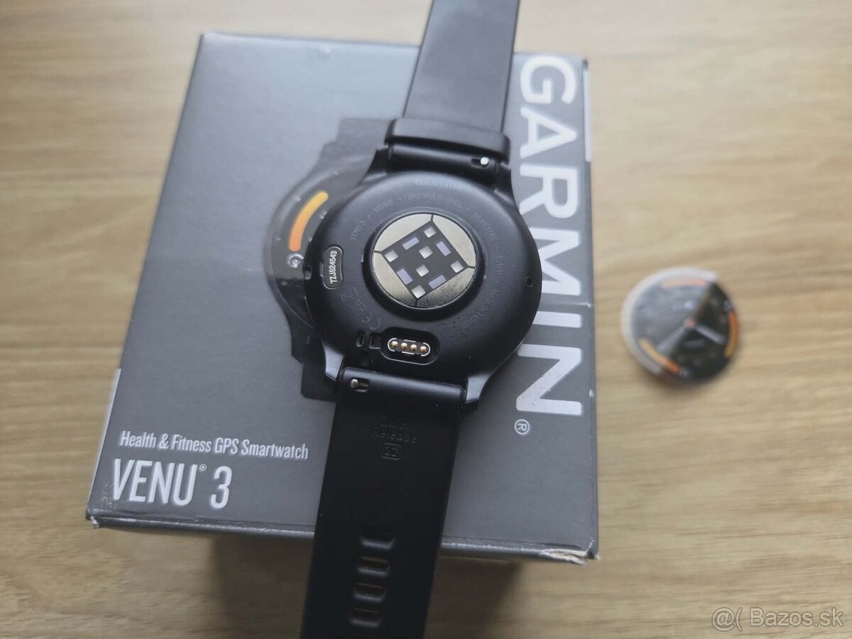 Garmin Venu 3 Slate/Black Band, top, zaruka - 7