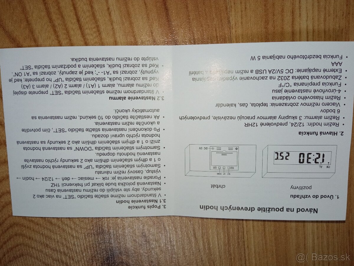 Predám nové LED hodiny - 7