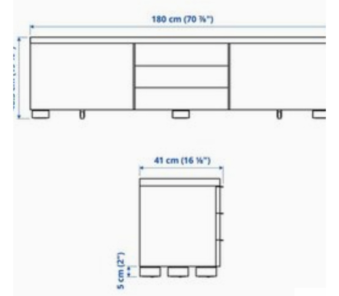 TV stolík IKEA BESTA - 7