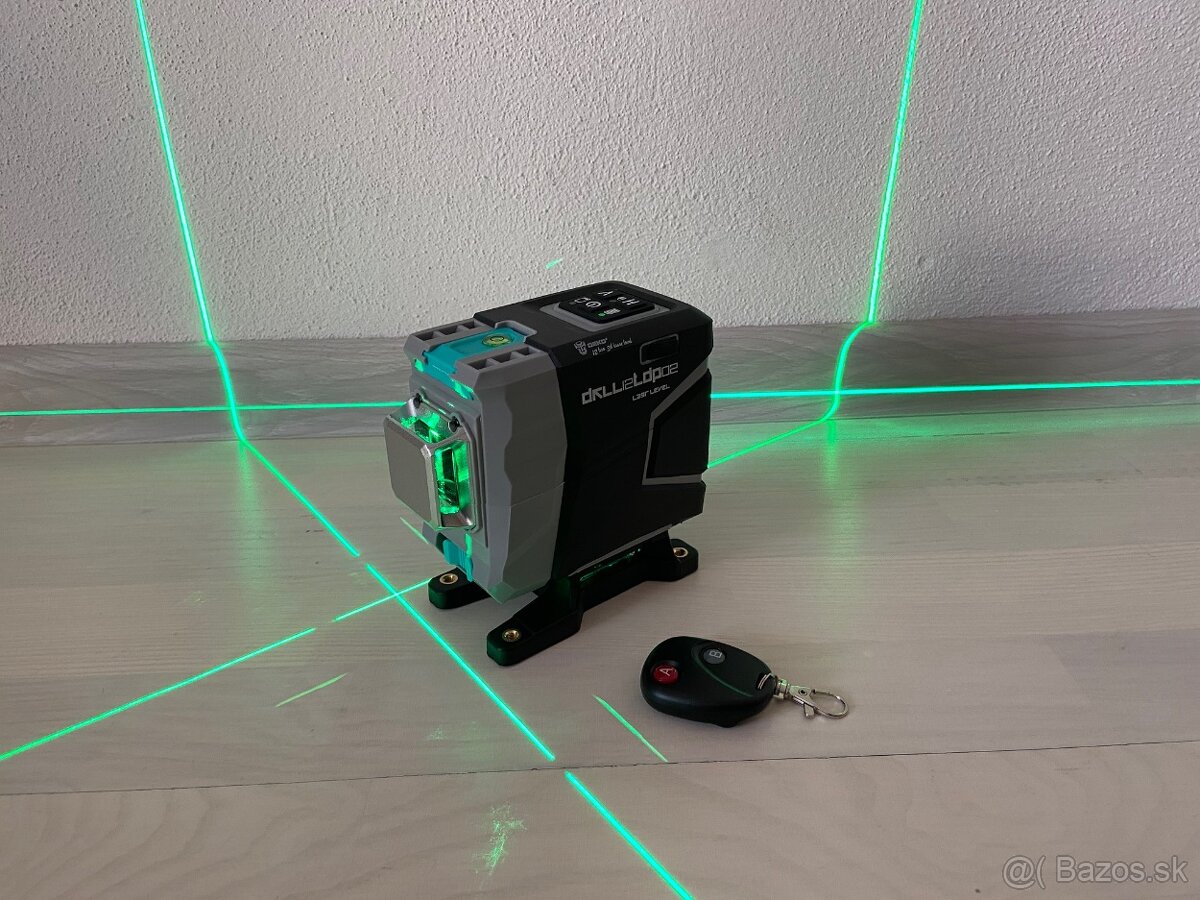 12 líniový krížový samonivelačný 3D laser - PROFI - 7