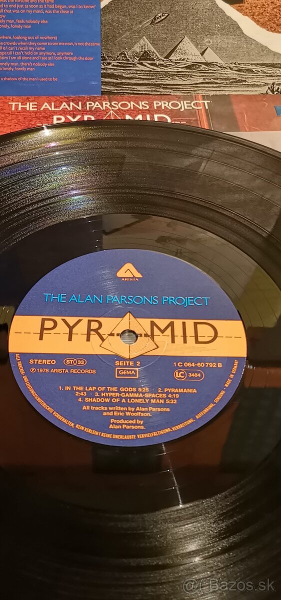 LP The Alan Parsons project-pyramid - 7