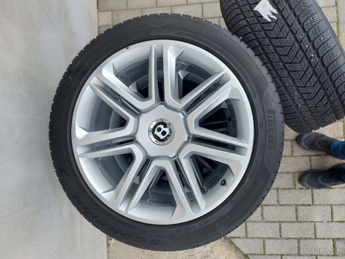 Kolesá Bentley Bentayga + zimné pneu 285/45R21 - 7