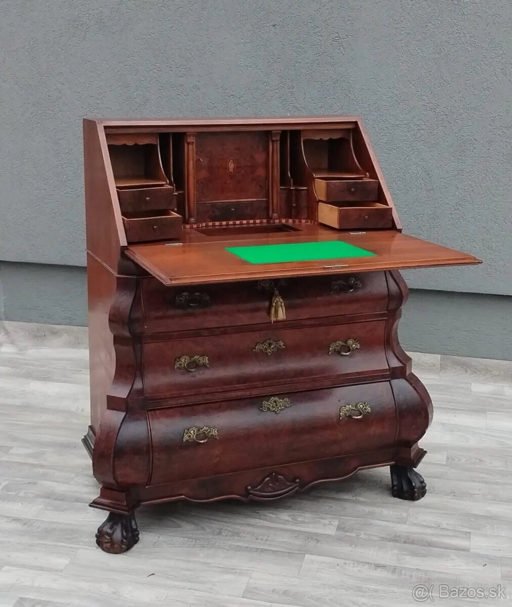 Stôl sekretársky starožitný “ BAROKO „. - 7