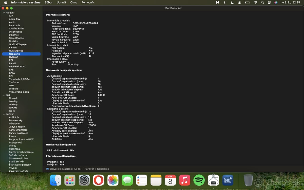 MacBook Air 13, Early 2015 / Nová batéria - 7