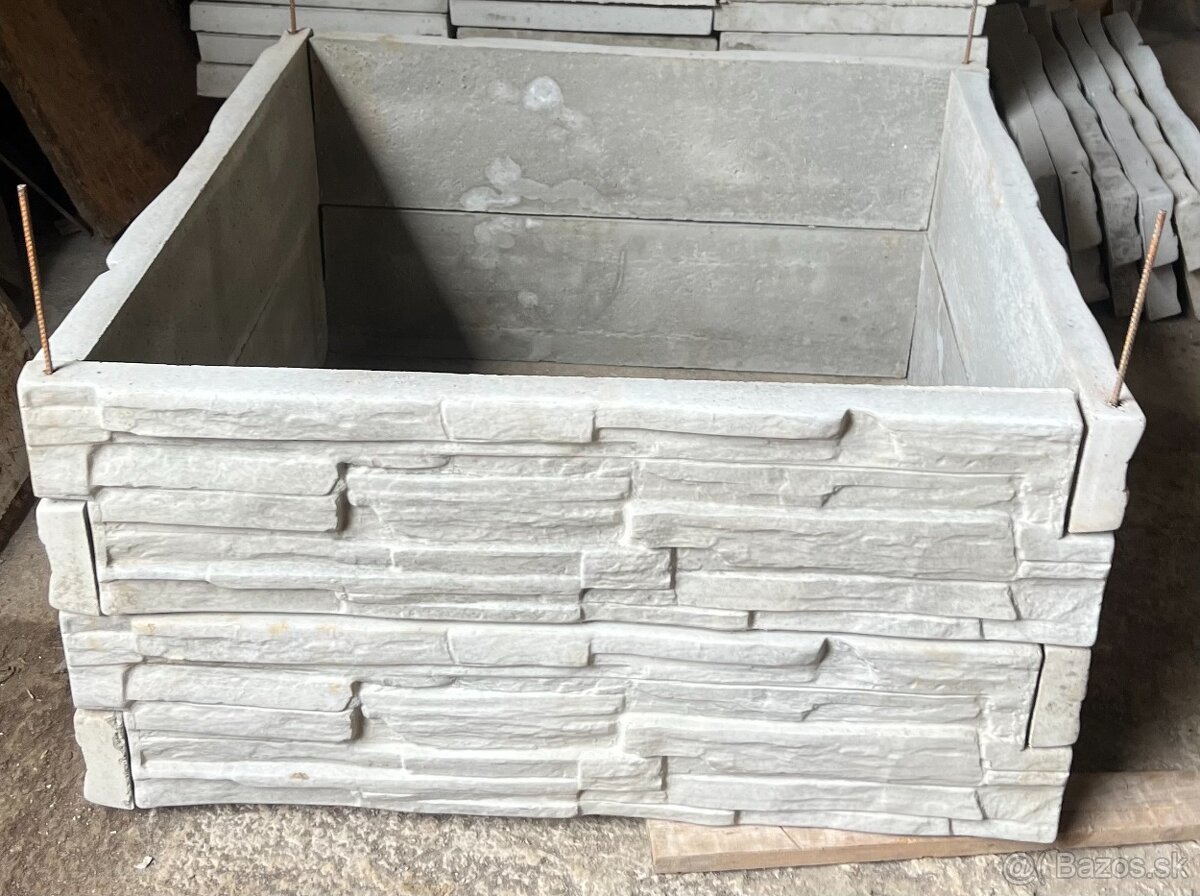 Vyvýšený záhon betonový - 7