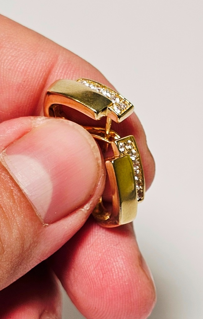 14k zlaté náušnice 4,11g - 7