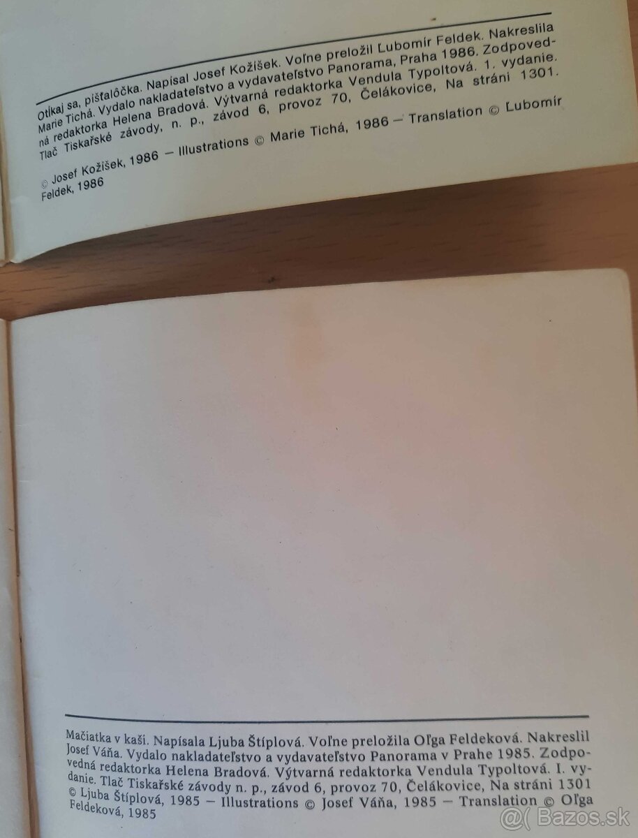 Mini knižtičky / zošítky z 80 rokov - 7