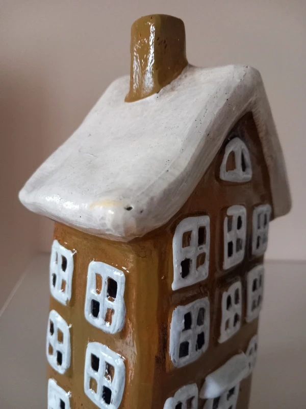 Keramický domček na čajovku 20,5x11,5x7,5 cm - 7