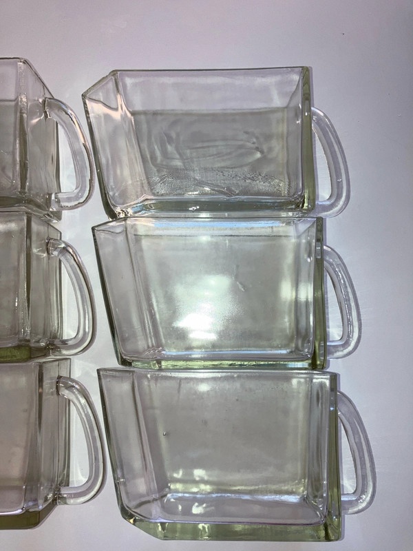 5 ks Sklenena doza, nadoba, zasobnik na pochutiny - 7