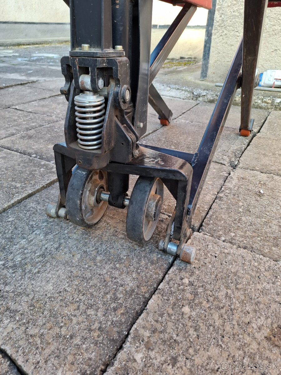 Ručný nožnicový paletový vozík - 7