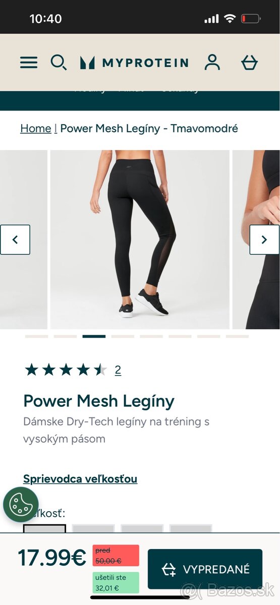 My protein MP čierne legíny - 7