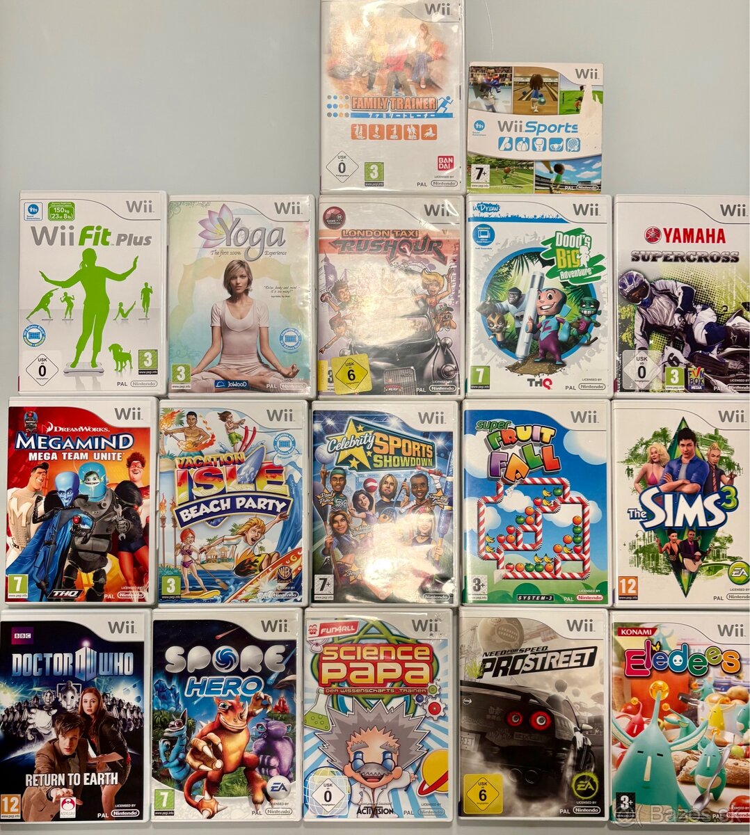 Predám zberateľský kúsok Nintendo Wii – kompletný set + hry - 7