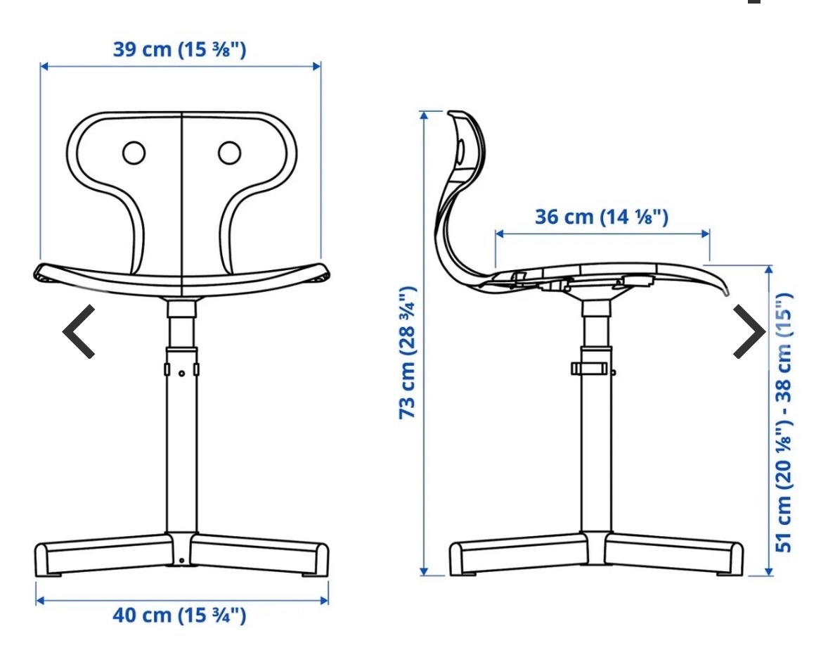 IKEA detská stolička MOLTE grey za 10eu - 7