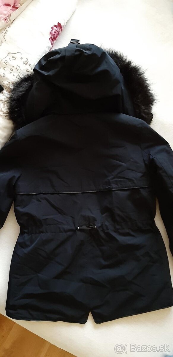 Tmavomodrá bunda Zara XS - 7