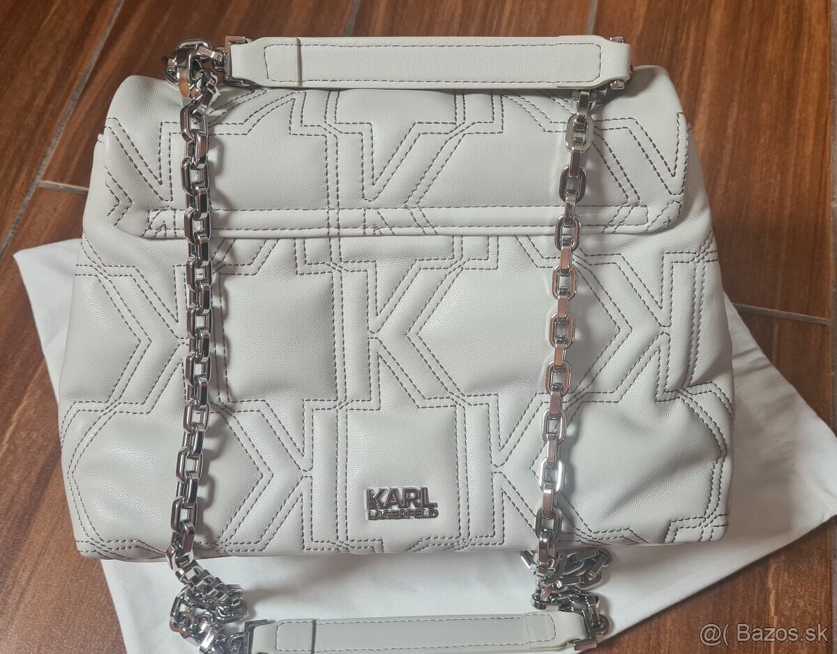 Karl Lagerfeld kožená kabelka - celkom nová, originál - 7