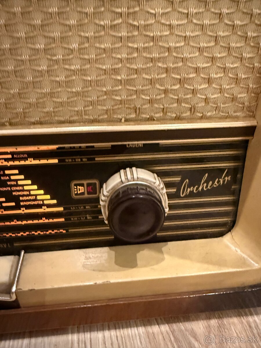 Tesla 1003 A Orchestr – historické gramorádio - 7