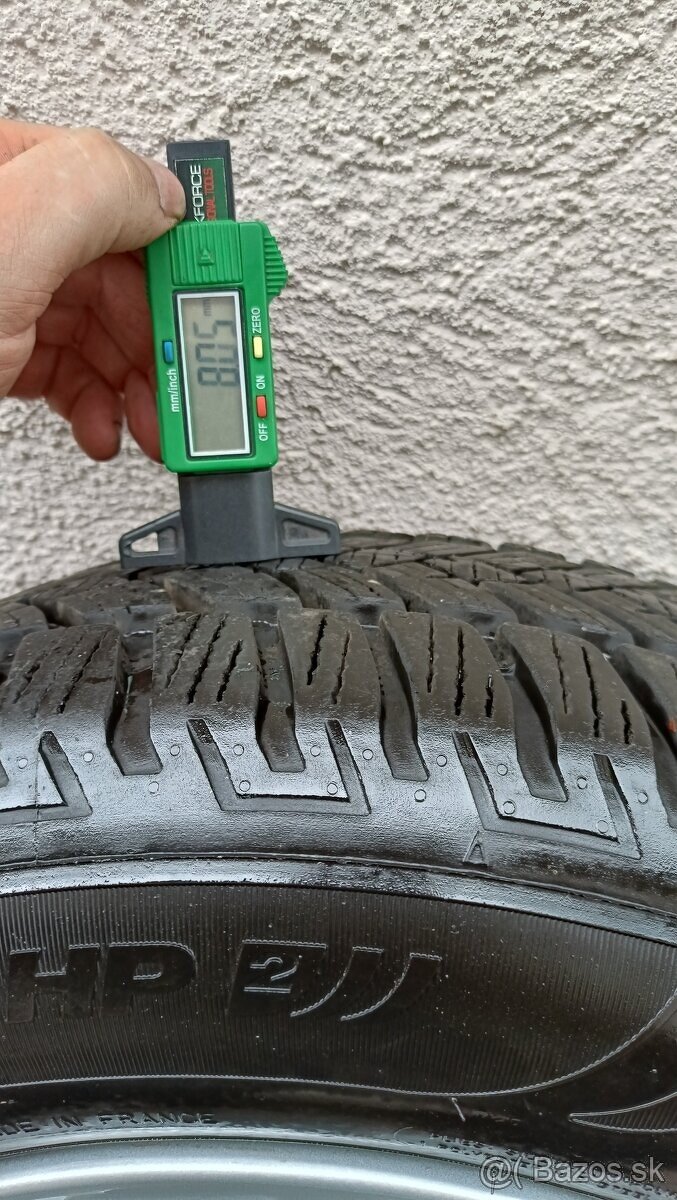 5x112 R16 HLINÍKOVÉ DISKY 205/60 R16 ZIMNÉ PNEUMATIKY - 7