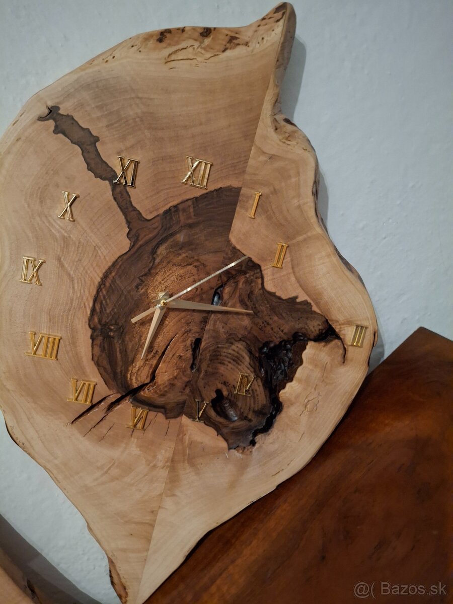 Predám nástenné hodiny z dreva - 7