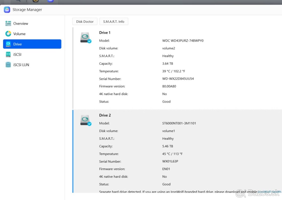 Úložisko Asustor + 2 disky - 7