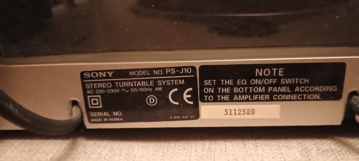 Gramoprehrávač_šasi s káblami prepojenia - 7