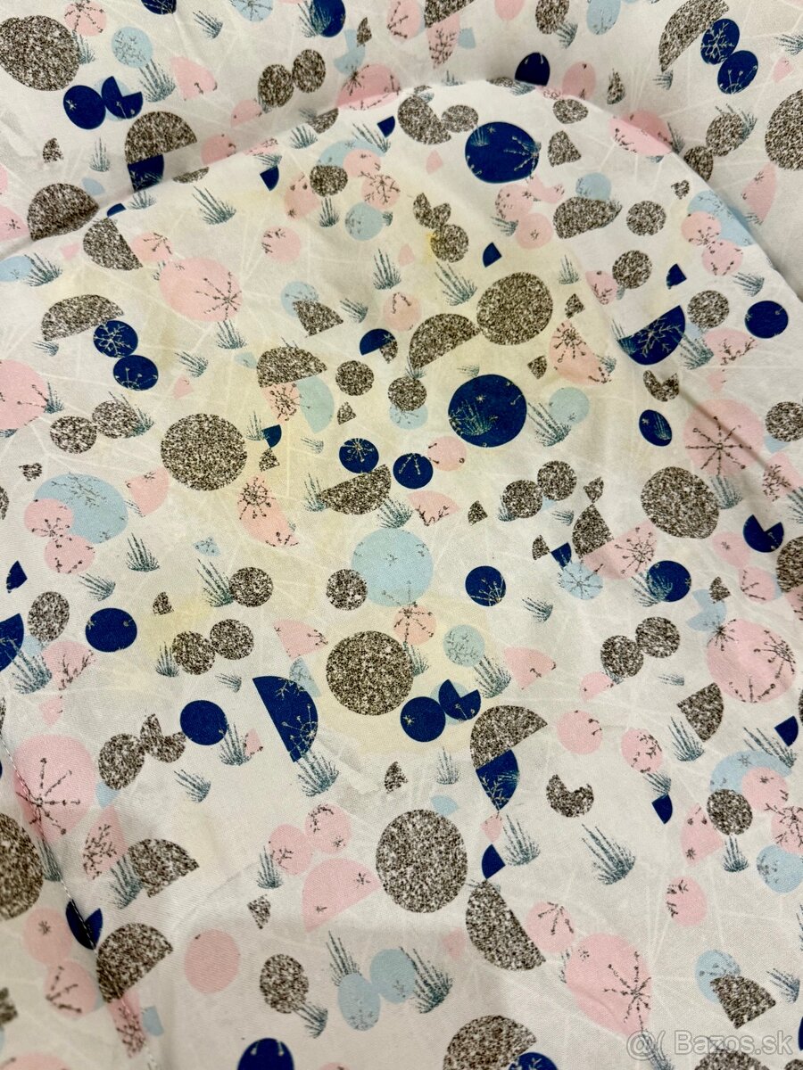 Súprava – hniezdo, mantinely a vankúšik (modro-ružové) - 7