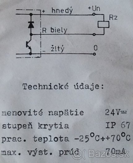 indukčný snímač PAS01, PAS05, NI15-M30-RZ3X...... - 7