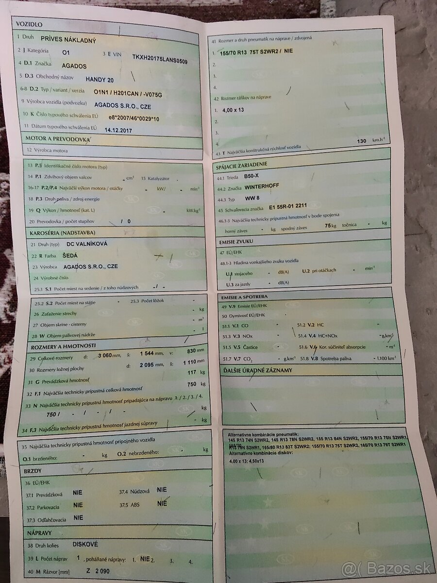 privesny vozik s plachtov - 7