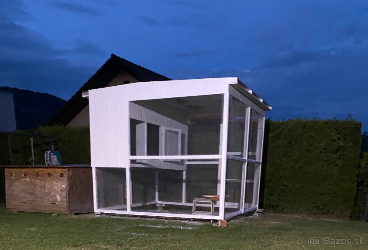 Kurnik/ Voliera 2,5 x 2,5 m - 7