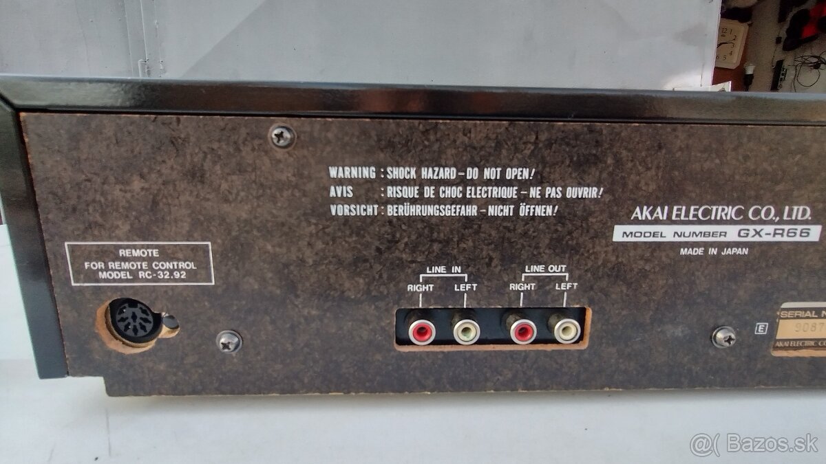 Predám Akai Casette Deck GX-R66. - 7