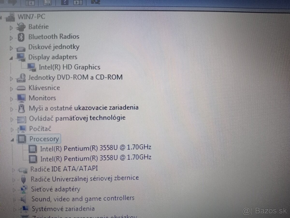predám 15,6" notebook chiliGREEN / 4gb ram / Windows 7 - 7