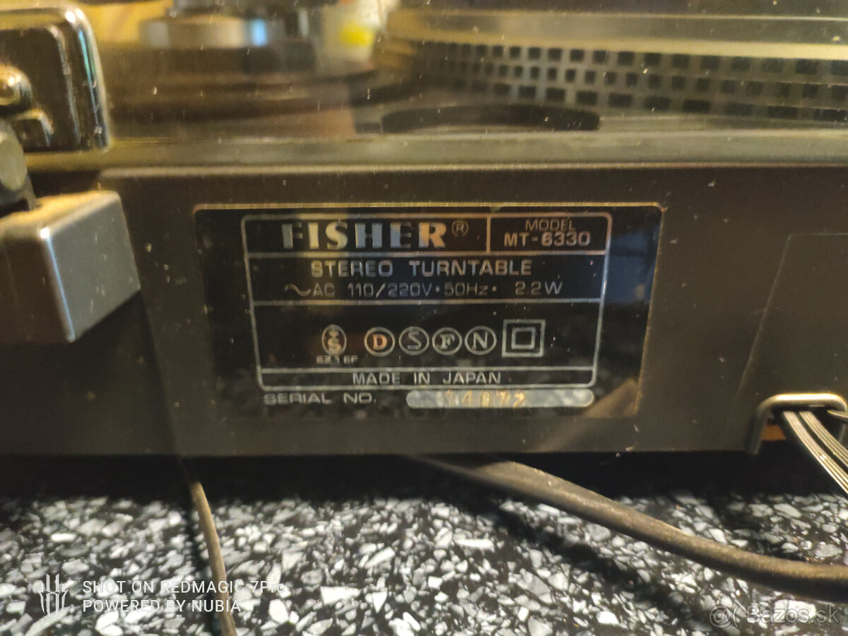 Vintage Fisher zostava - 7