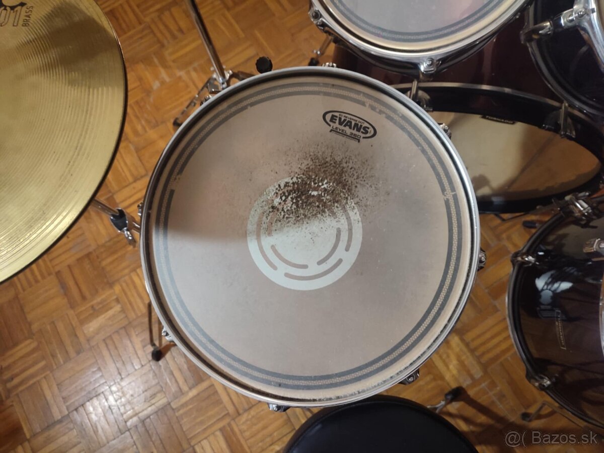 Predám bicie nástroje Evans - 7
