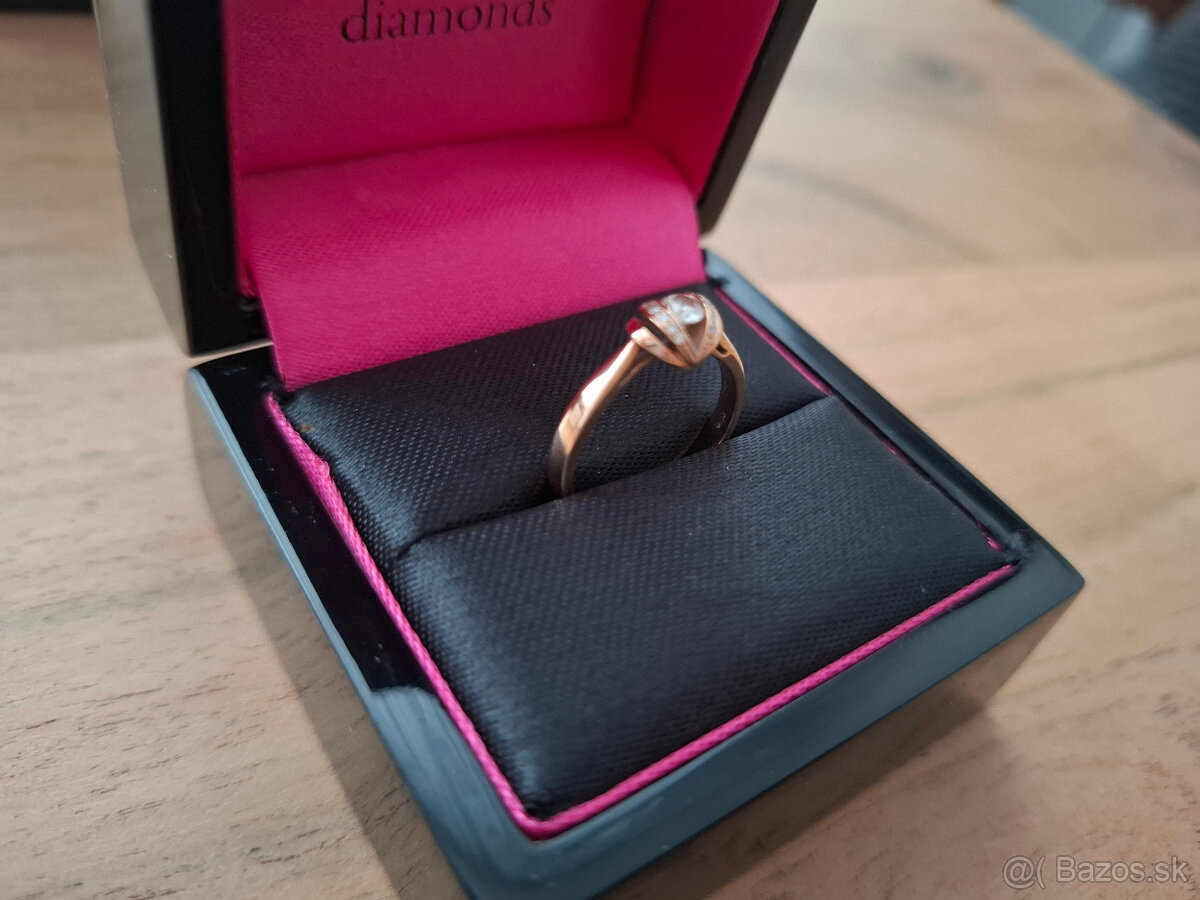 Predam zasnubny prsten s briliantom - 7