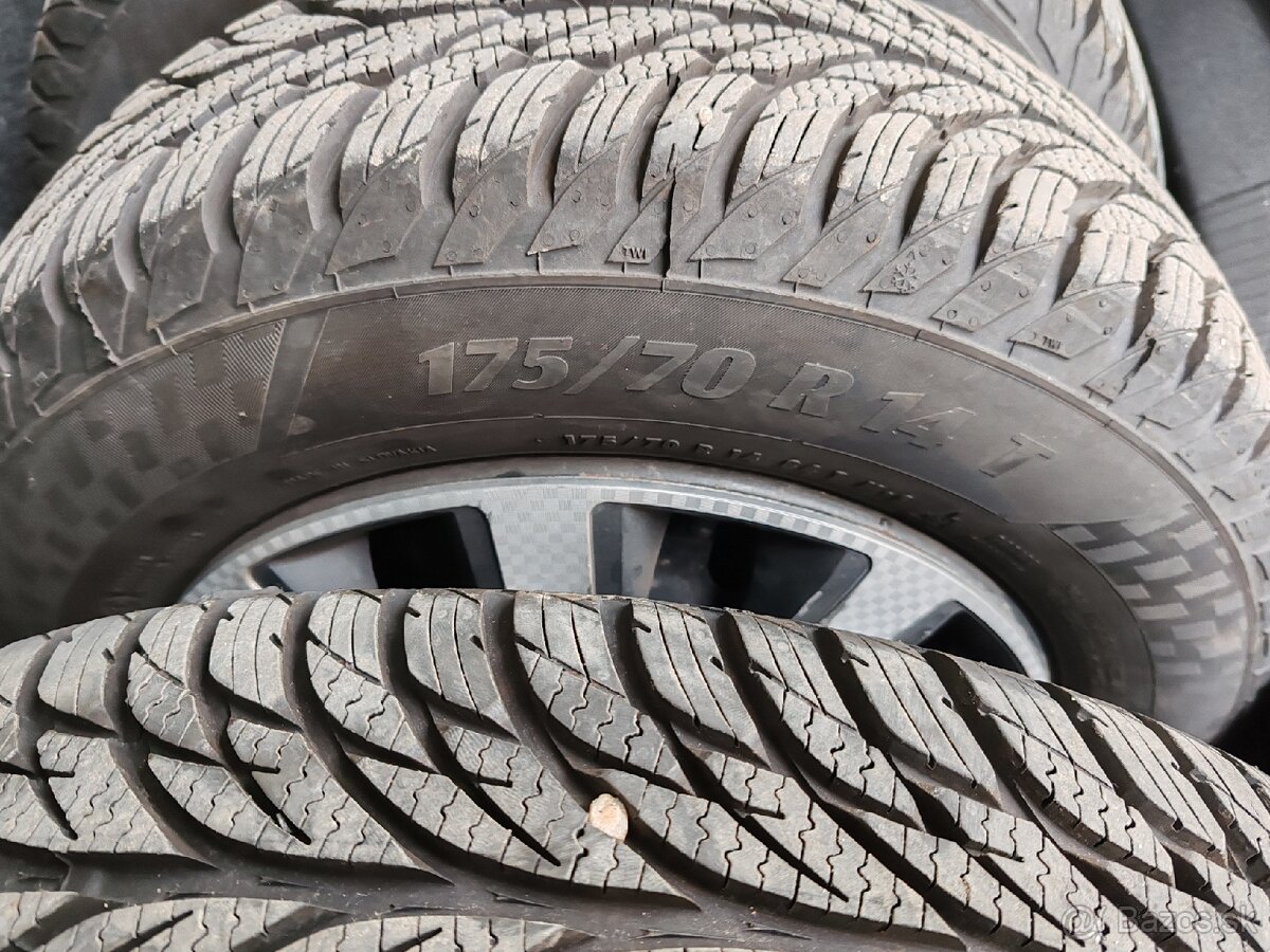 Celoročné pneumatiky s diskami 175/70 r14 4x100 - 7